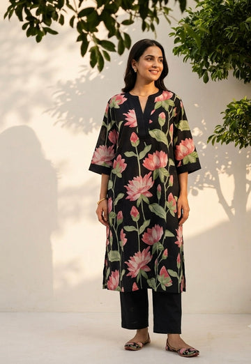 Big Size Two Piece In Cotton Fabric