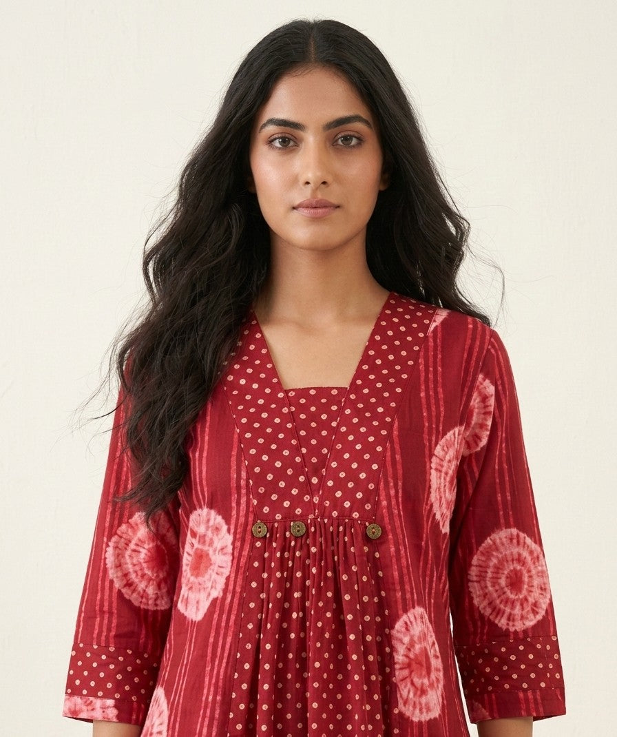 Pure Cotton Two Piece Dupatta Set  PS0159