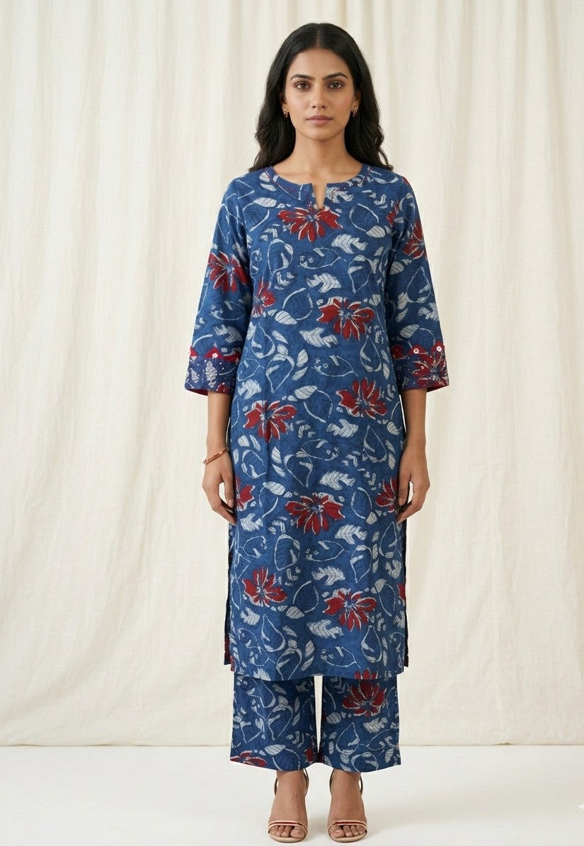 Pure Cotton Three Piece Dupatta Set CS0244