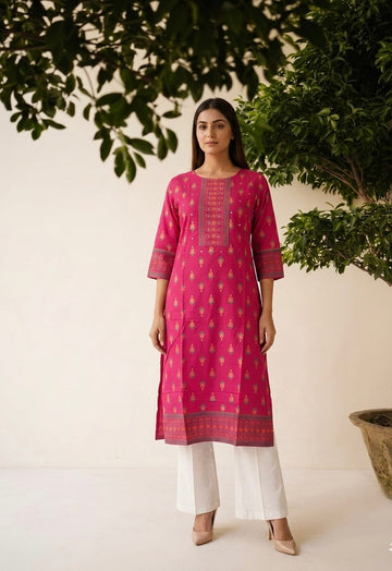 Pure Cotton Single Kurta Set 126