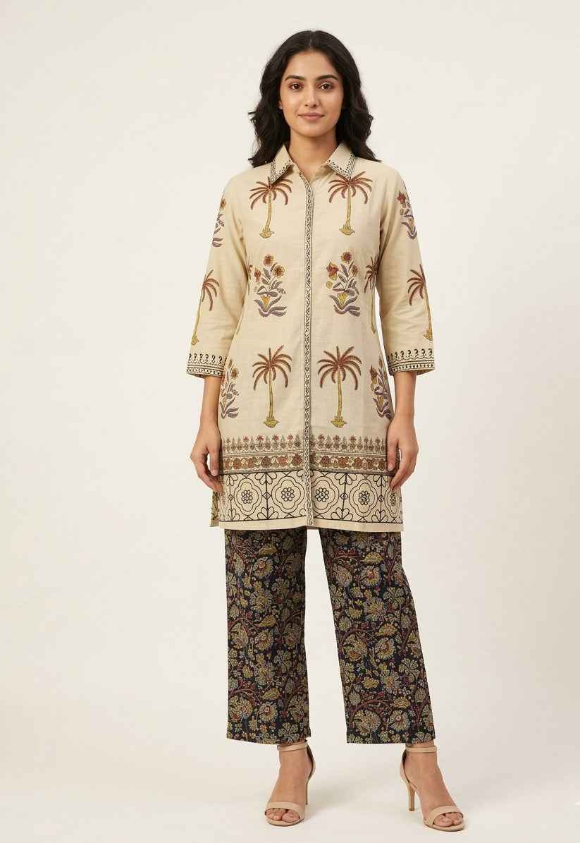 Pure Cotton Two Piece Co Ord Sets COS0108