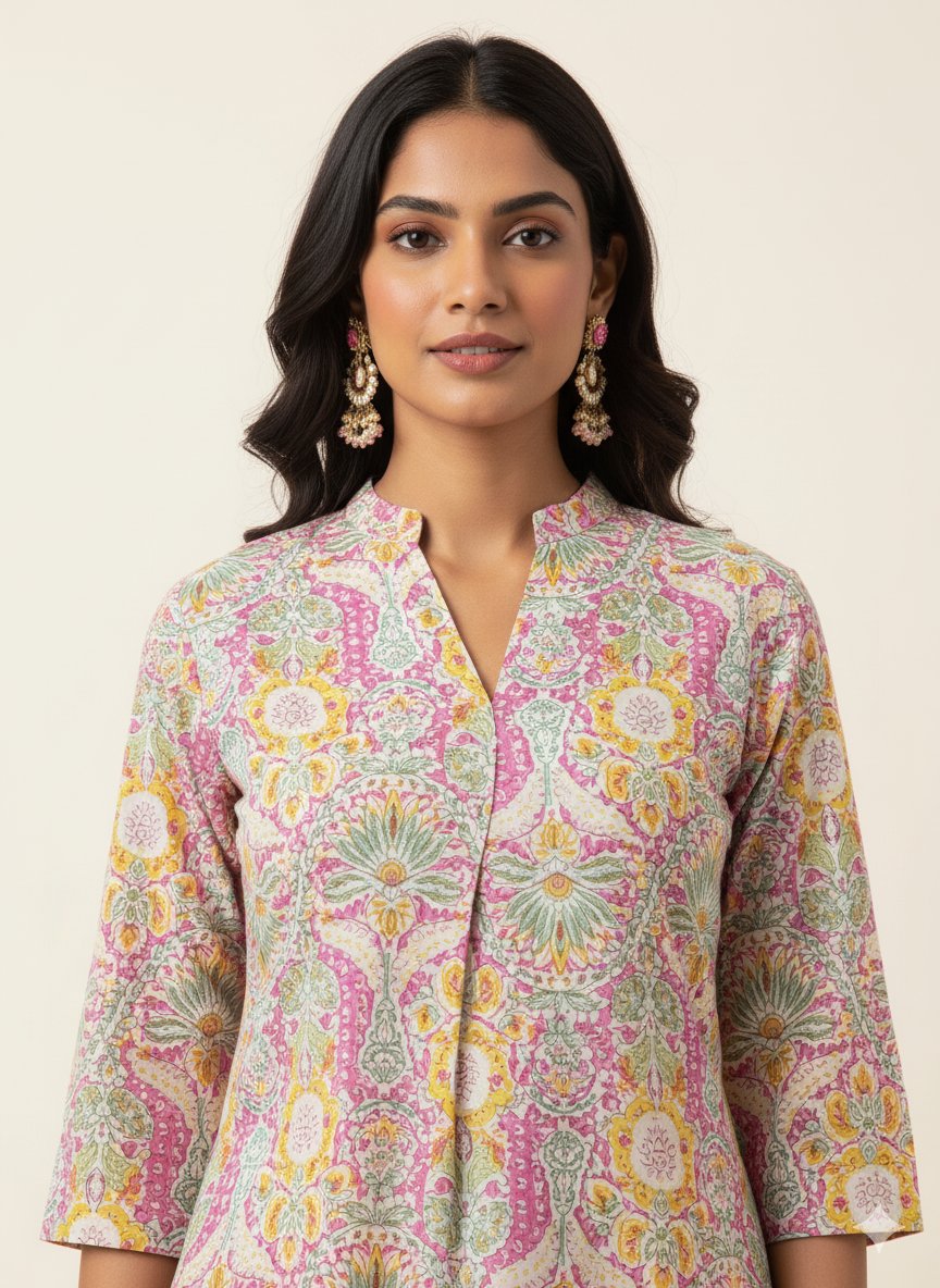 Apple Cut Cotton Co Ord Sets - FL0117