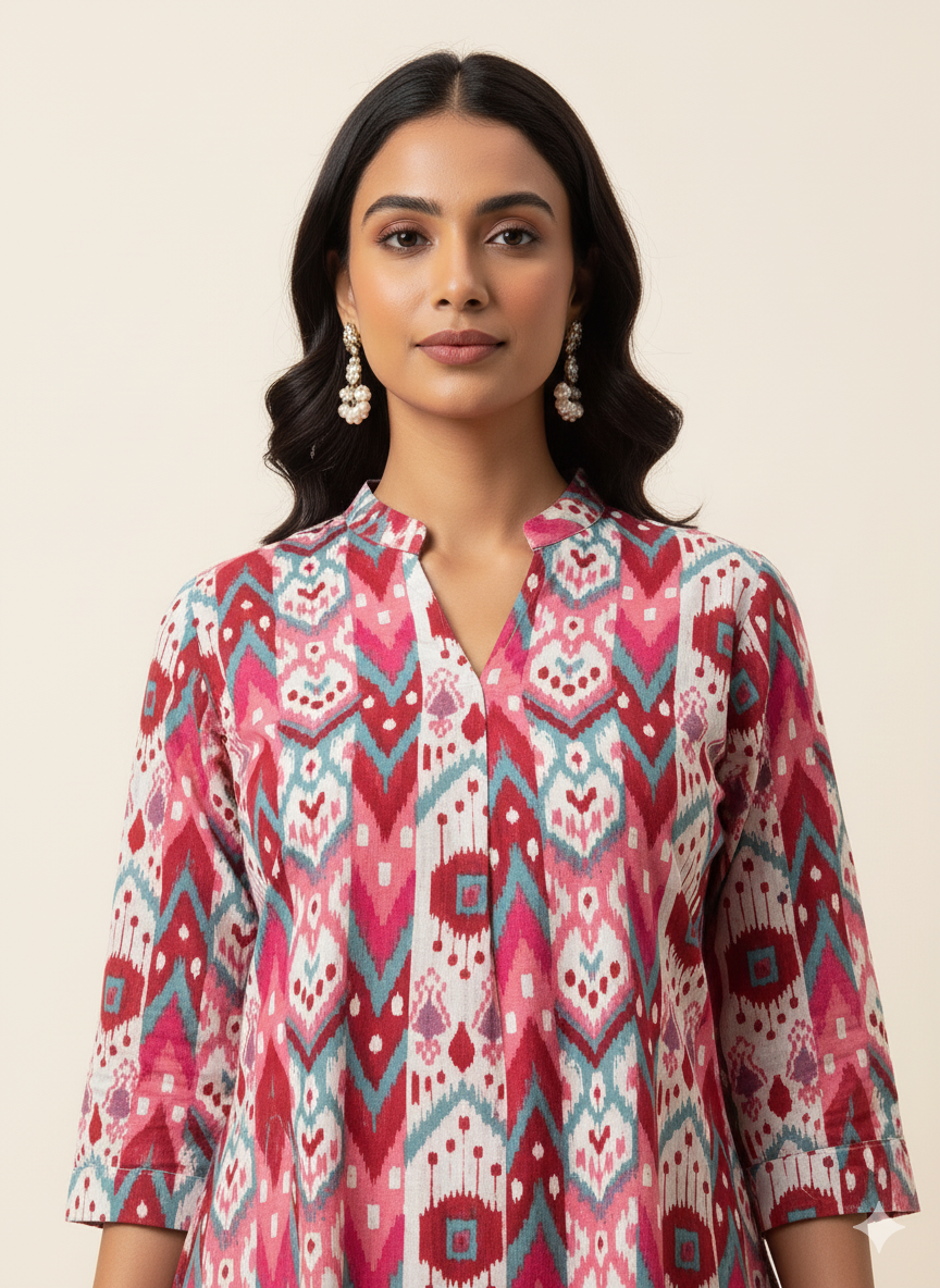 Apple Cut Cotton Co Ord Sets - -FL0116