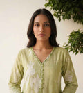 Pure Kota Doria Floral Print Dupatta Set KD017