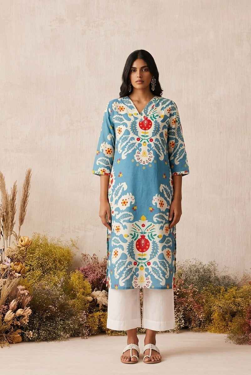 Pure Muslin Only kurta Set MOK013