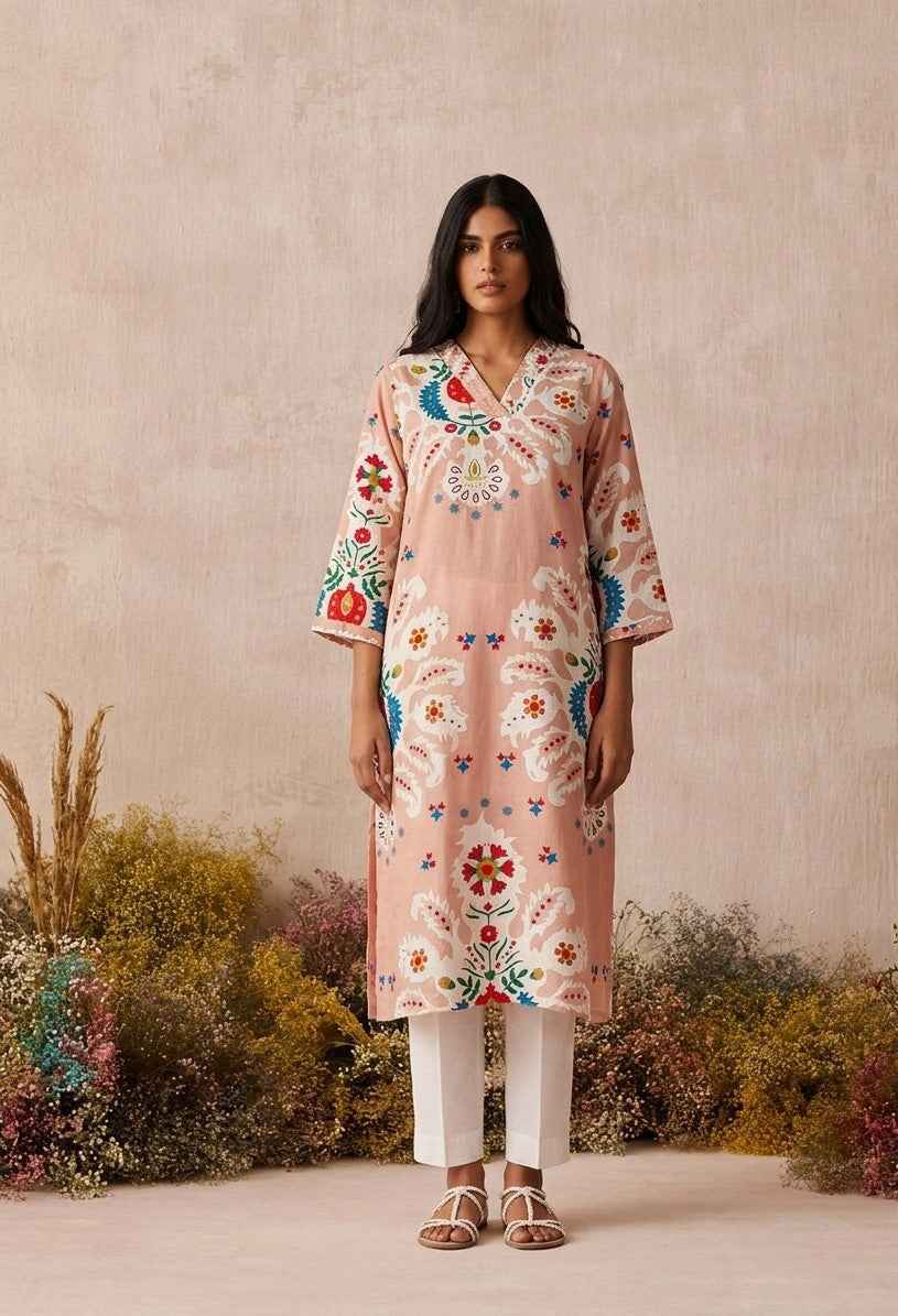 Pure Muslin Only kurta Set MOK014