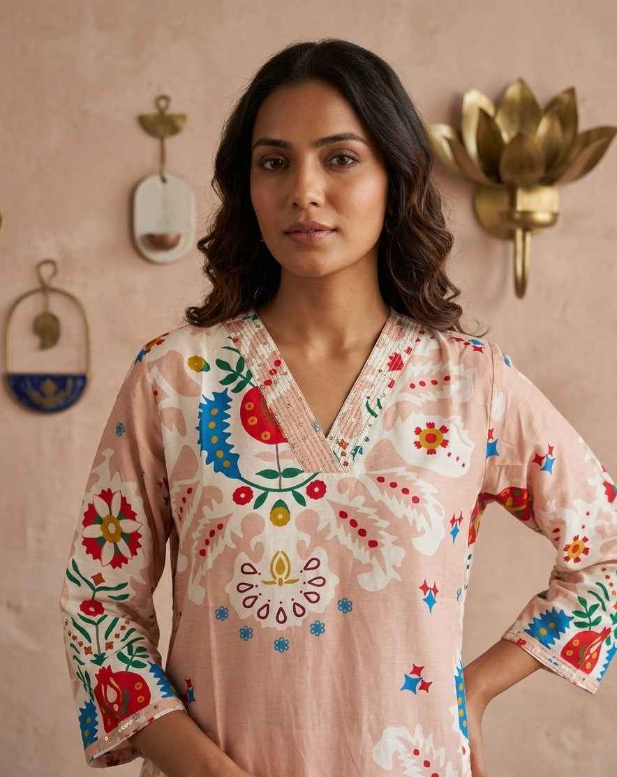 Pure Muslin Only kurta Set MOK014