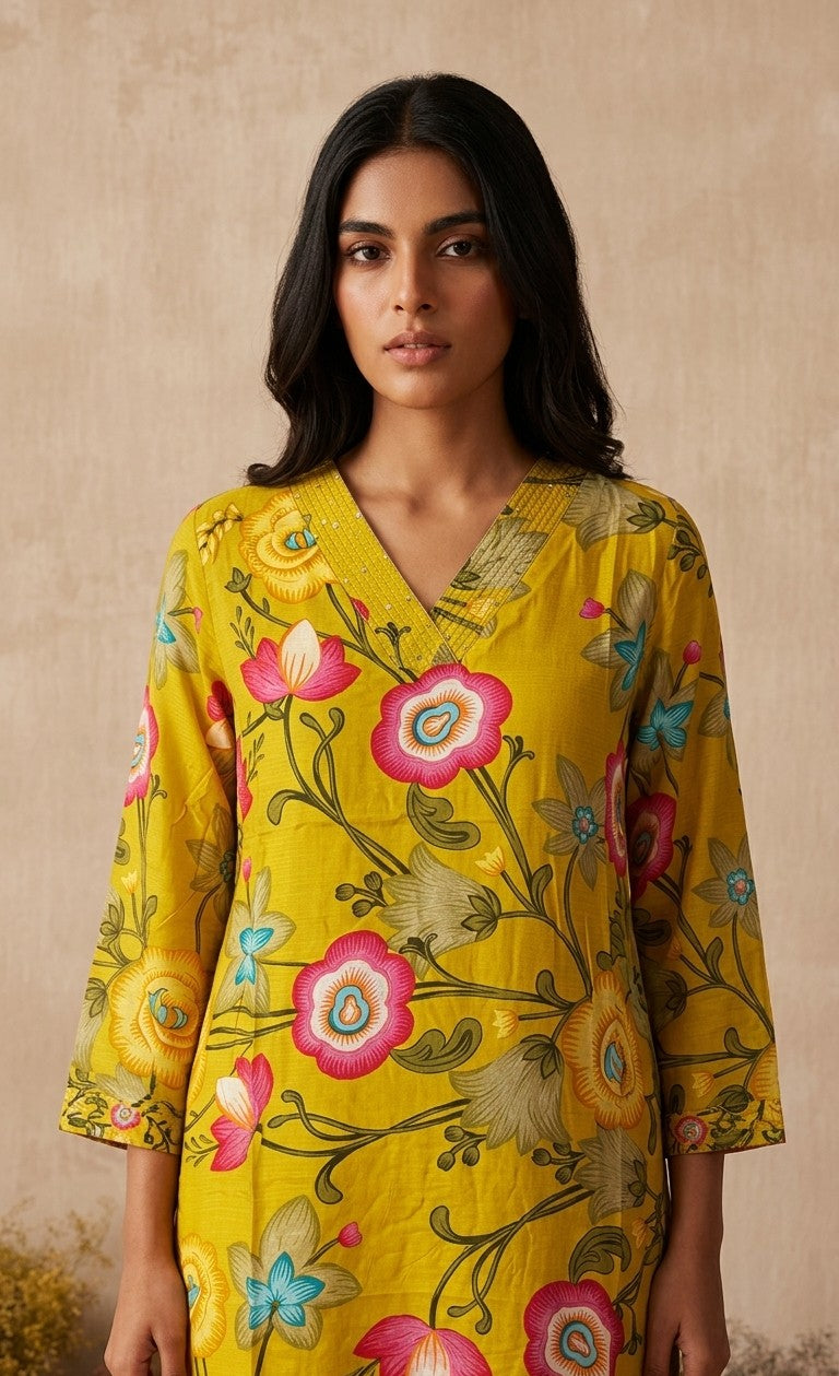 Pure Muslin Only Kurta Straight MOK011