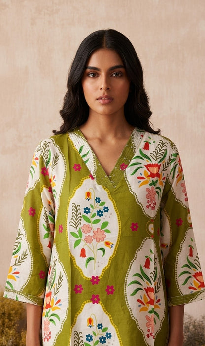 Pure Muslin Only Kurta Straight MOK009