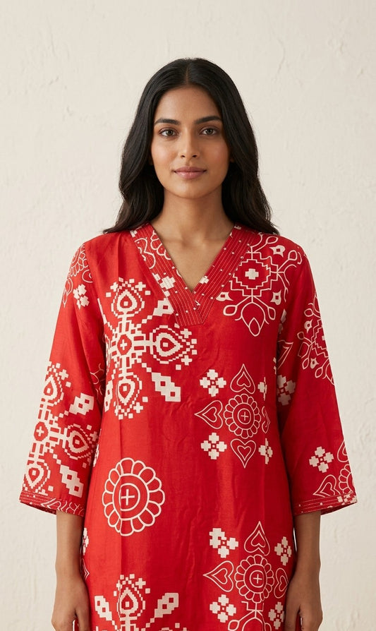 Pure Muslin Only Kurta Straight MOK006