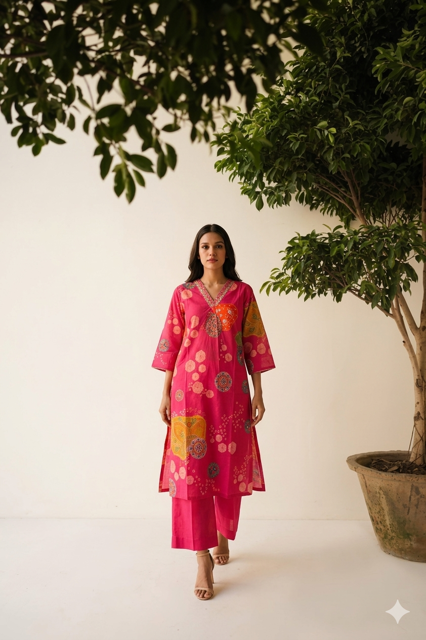 Pure cotton two Piece  Pant Set