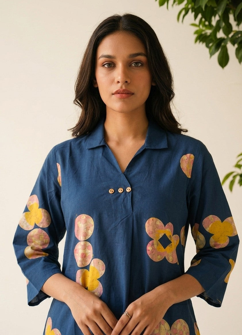 Pure Cotton Two Piece Pant Set