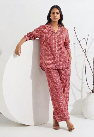 Pure cotton Everyday Comfort Night Suit Set NS001