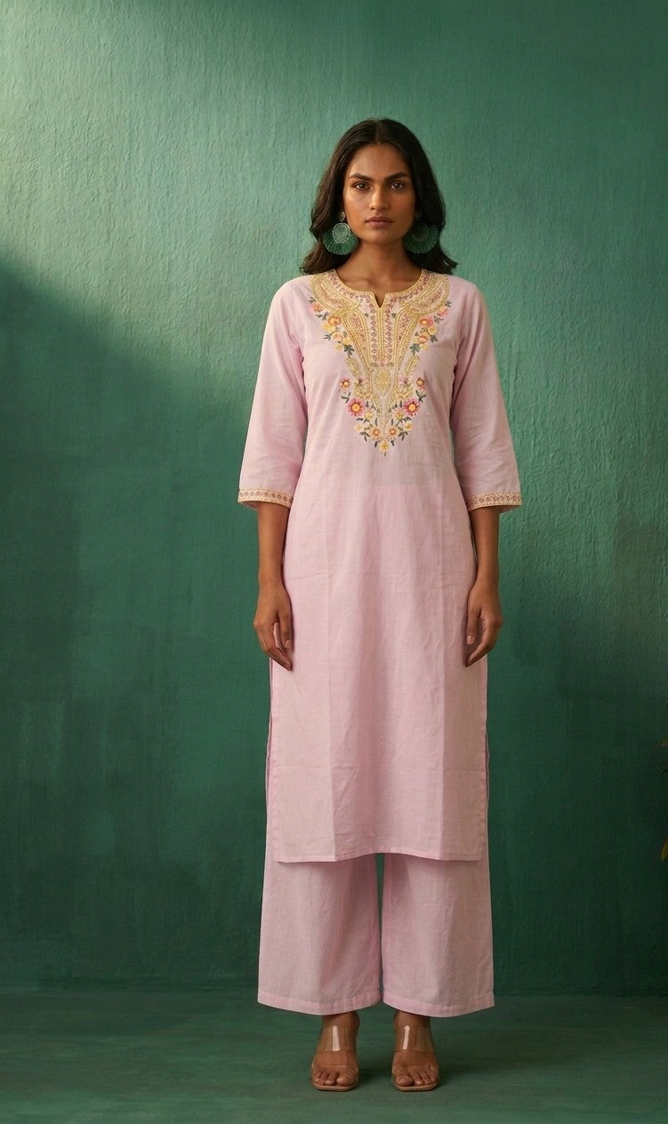 Pure Cotton Three Piece Dupatta Set MSS008