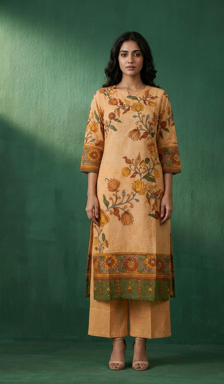 Pure Cotton Digital Print Dupatta Set MSS066