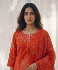 Pure Cotton Three Piece Dupatta Set