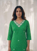 Primium Festive Wear Chiffon Lehariya Print Dupatta Set