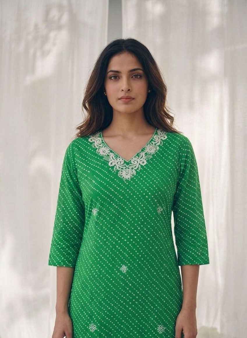 Primium Festive Wear Chiffon Lehariya Print Dupatta Set
