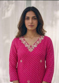 Primium Festive Wear Chiffon Lehariya Print Dupatta Set