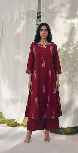 Pure Cotton Three Piece Dupatta Set
