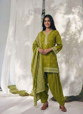 Pure Cotton Short Length Kurta Dupatta Set With Salwar