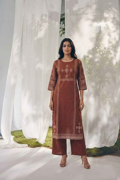 Pure Cotton Three Piece Dupatta Set