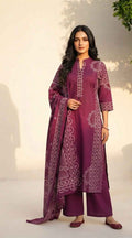 Pure Cotton Dupatta Set With Bandhej Print