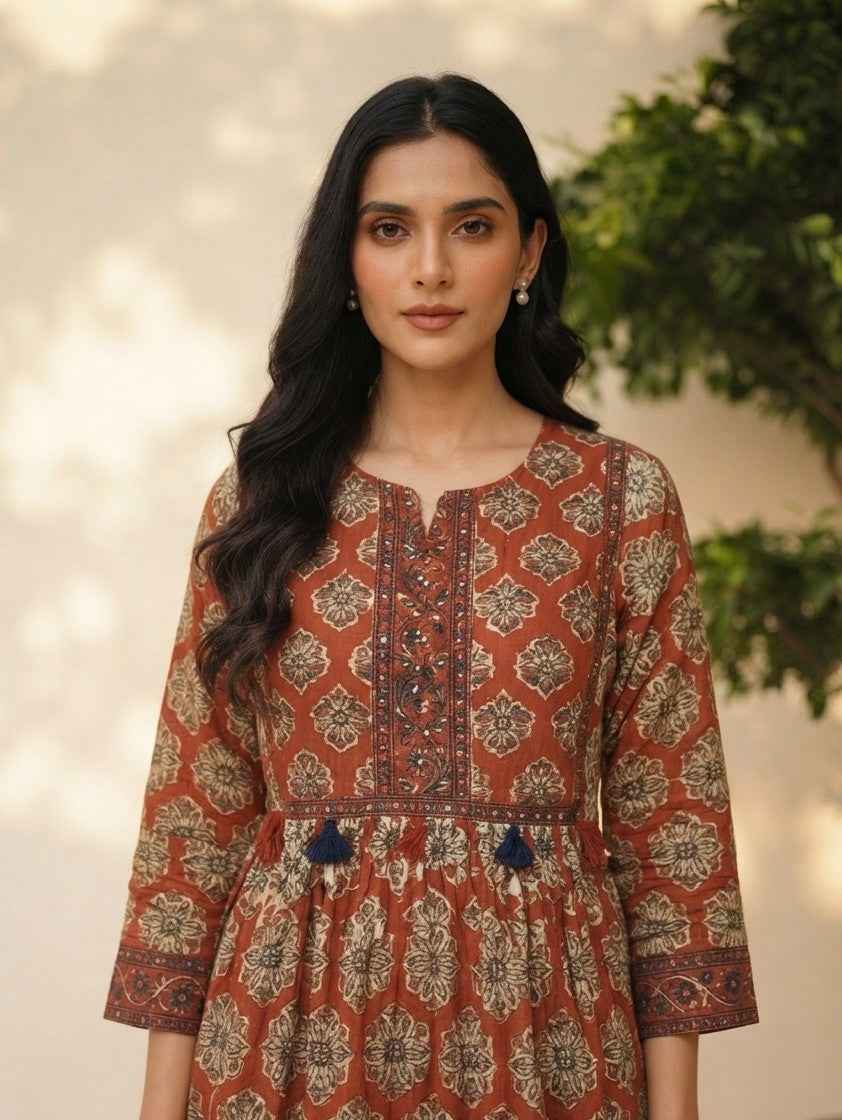 Pure Cotton Dupatta Set