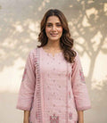 Pure Chanderi With Embroidery Dupatta Set