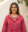 Pure Cotton Lehriya Dupatta Set CS0263