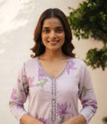 Pure Mul Cotton Printed A Line Dupatta Set MC038