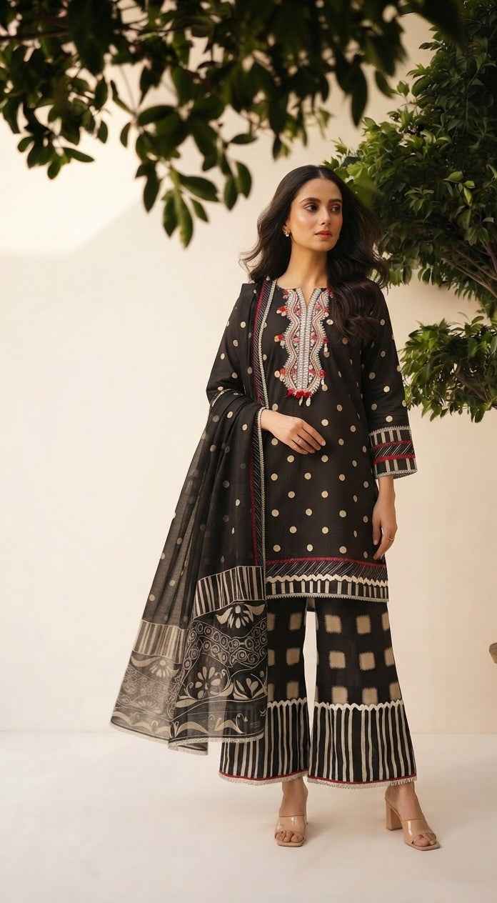 Pure Cotton Duptata Set