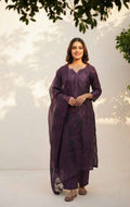 Pure Linen Dupatta Set LN0018