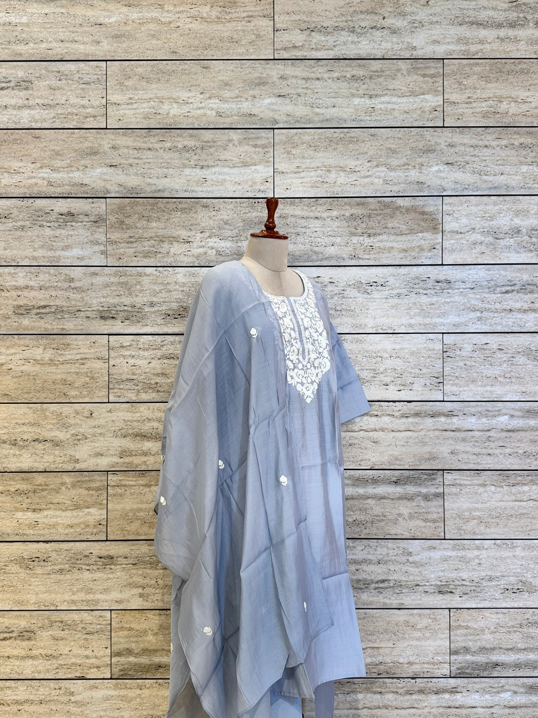 Muslin Fabric Festive Wear Dupatta Set MS006