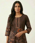 Pure Cotton Three Piece Dupatta Set CS0268