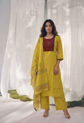 Pure Cotton Three Piece Dupatta Set