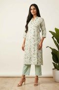 Pure Cotton Angrakha Style Two Piece Pant Set  LS005