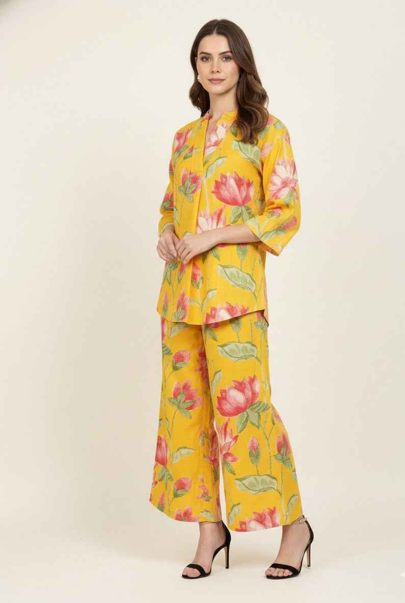 Pure Cotton Two Piece Co Ord Set