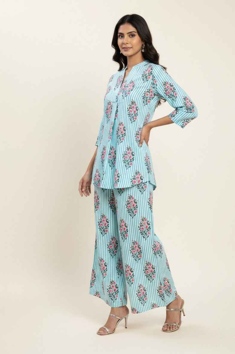 Pure Cotton Two Piece Co Ord Set