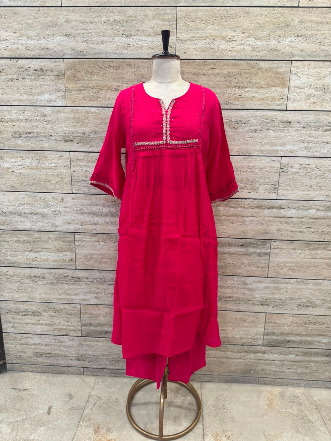 Premium Mul Chanderi Silk Dupatta Set