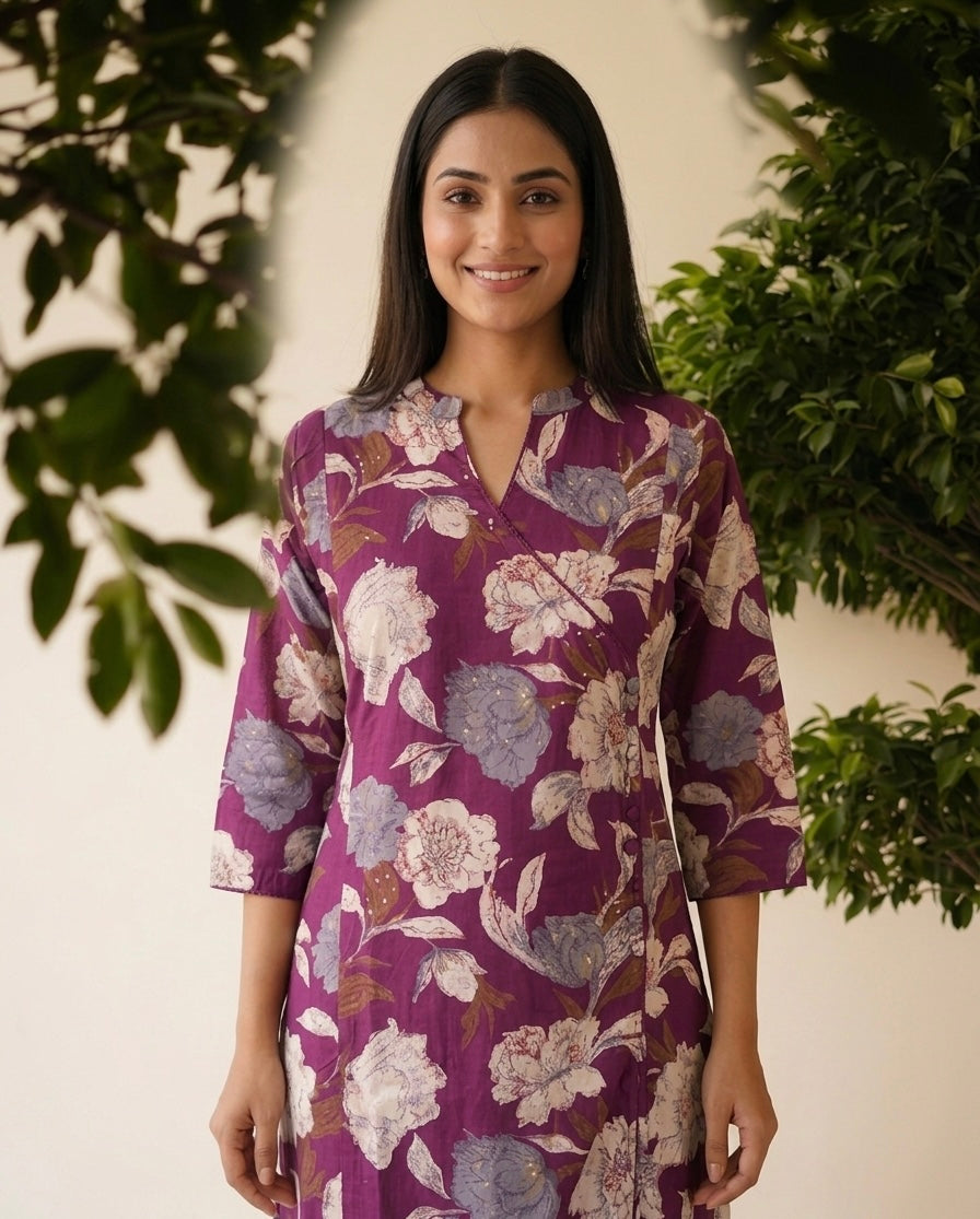 Pure Cotton  Two Piece Pant Set PSS055