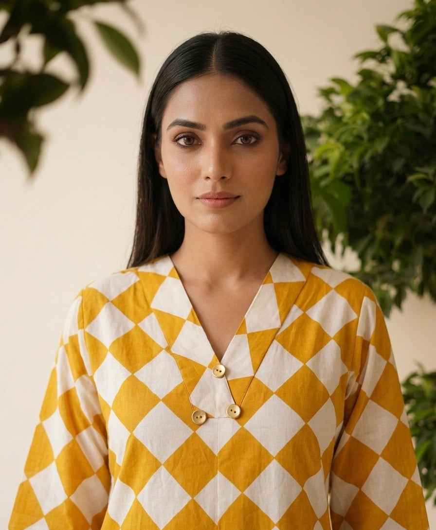 Pure Cotton Two Piece Set