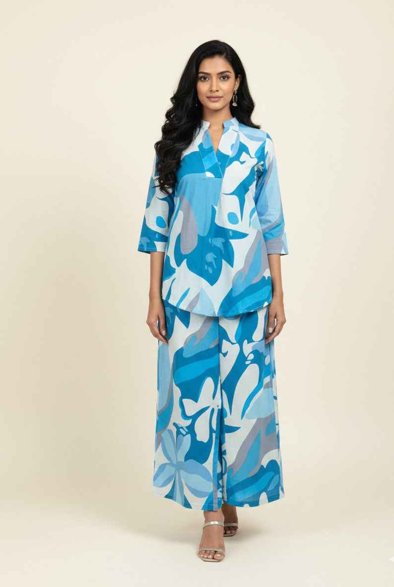 Pure Cotton Two Piece Co Ord Set