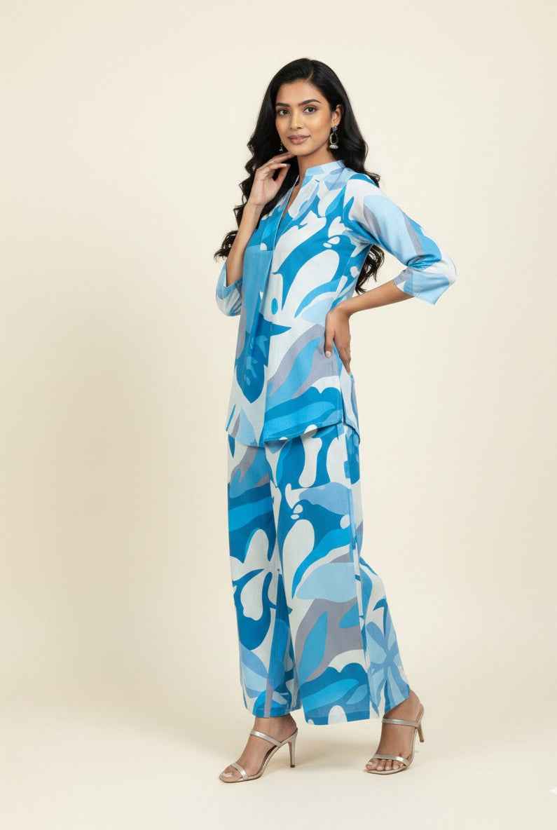 Pure Cotton Two Piece Co Ord Set