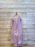 Mul Chanderi Festive Wear Appliqur Work Dupatta Set