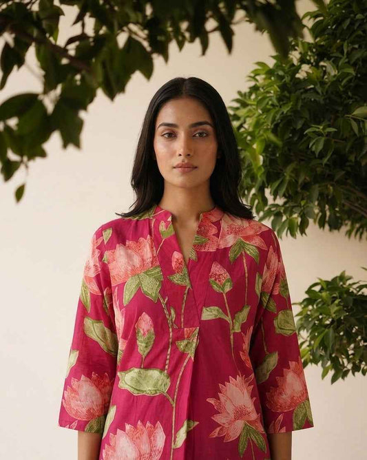 Pure Cotton Two Piece Set