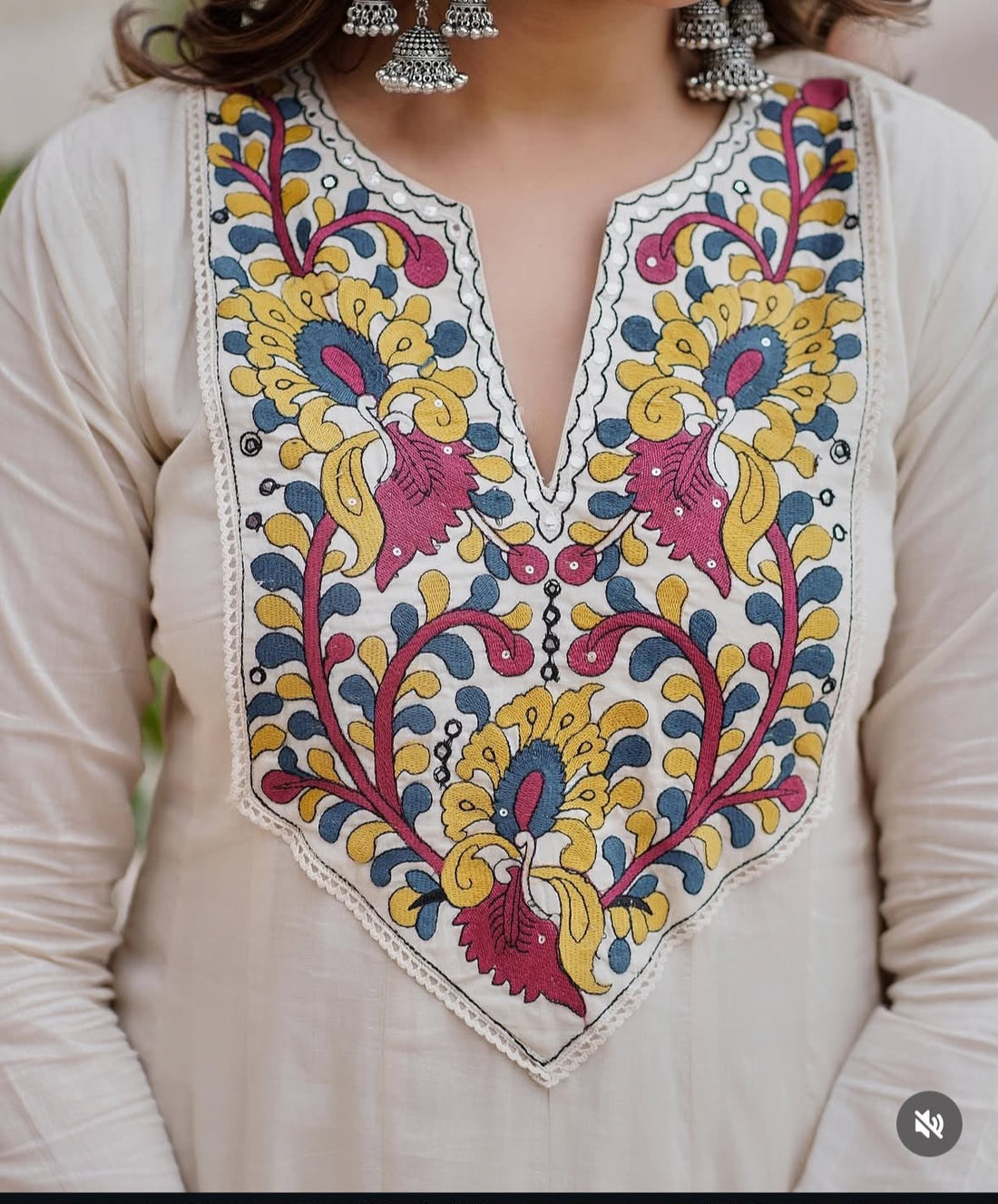 Pure mul cotton Anarkali With Inner MLC44