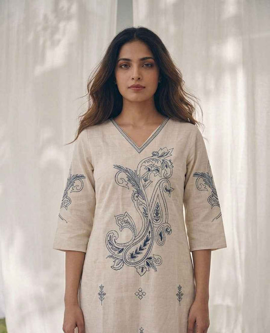 Pure Cotton Three Piece Dupatta Set