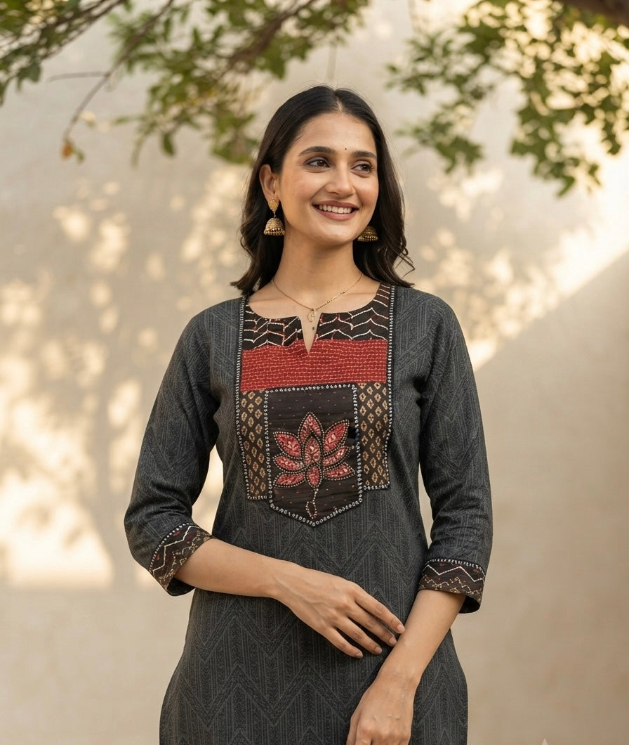 Pure Cotton Dupatta Set CS0296