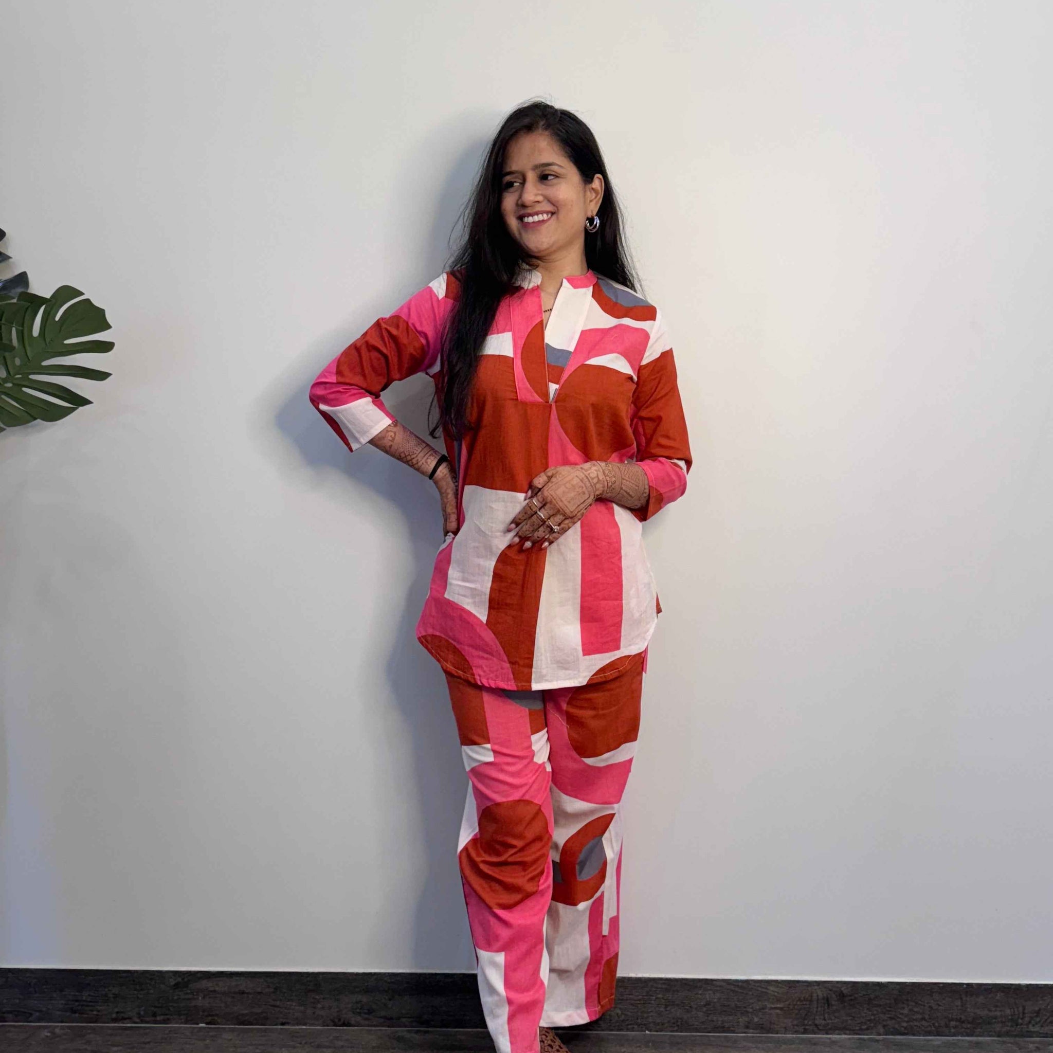 Abstract print Co Ord Set CS0019